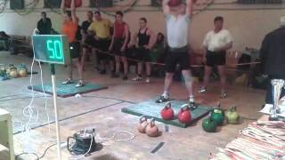 preview picture of video '„SK. URANAS estafetė V. Skiko varžybose. Kettlebell lifting relay race 5x2min. 150 reps.'
