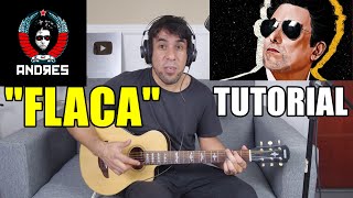 Como tocar "Flaca" ANDRÉS CALAMARO Tutorial Guitarra Acordes y Punteos