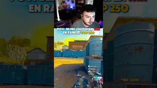 Blingcjay clutch en ranked top 250 #warzone #warzonefr #gaming #warzonefrance