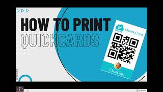 How to Print Quick Cards