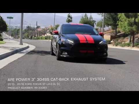 aFe 13-18 Ford Focus ST 2.0L (t) Takeda Cat-Back Exhaust System Sound Clip