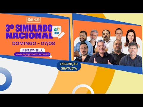 3º Simulado Nacional do Se Joga - Não perca essa oportunidade