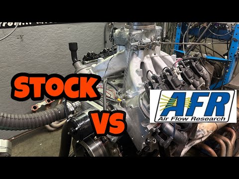 Stock LS3 Heads vs AFR Enforcer LS3 Dyno Battle