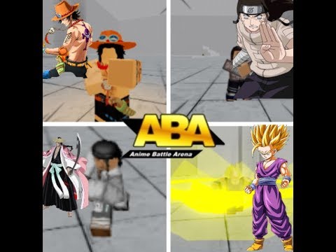 Roblox Anime Battle Arena Gohan Neji Shunsui E Ace Vetrina Billon - youtube roblox ibemaine anime battle arena