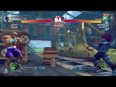 Street Fighter 4 cocky Blanka vs. Sagat