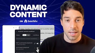 How to use Dynamic Content in beehiiv (Tutorial)