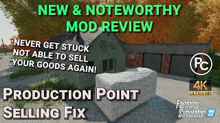 Production Point Selling Fix | Mod Review | Farming Simulator 22