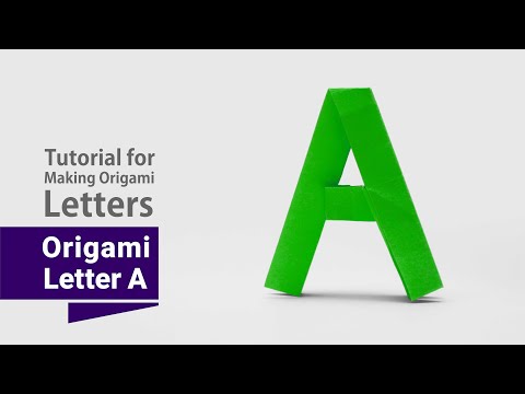 How to Make an Origami Letter A Step by Step Guide