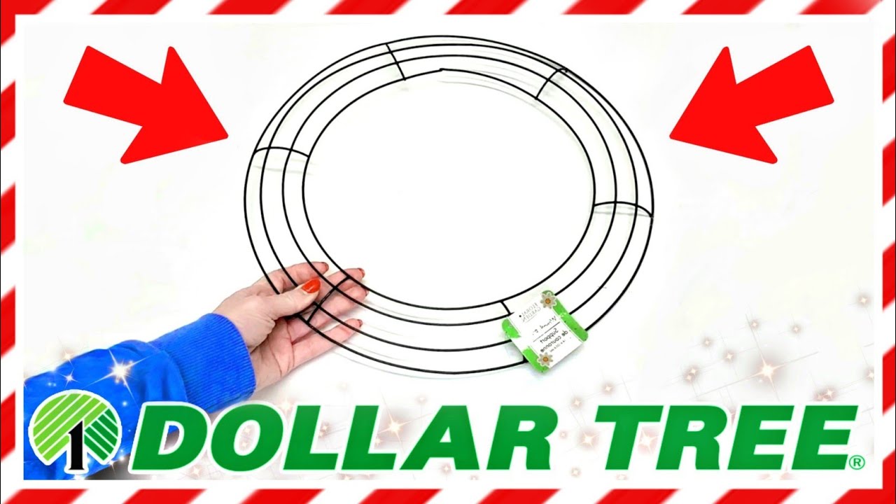 10 Dollar Tree DIY Christmas Wreaths  That Take 5 Minutes Or Less!