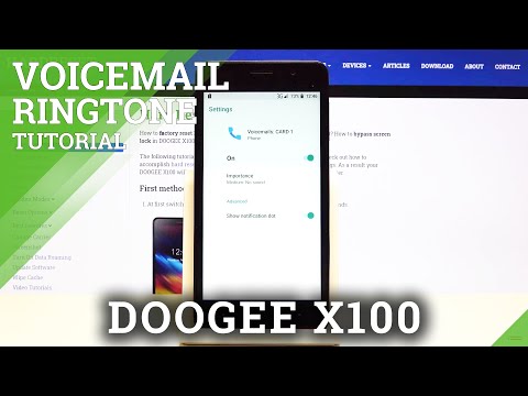 How to Remove Voicemail Notifications in Doogee X100 - Turn Off Voicemail Notifications