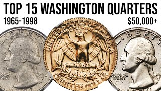 Top 15 Most Valuable Clad Washington Quarters