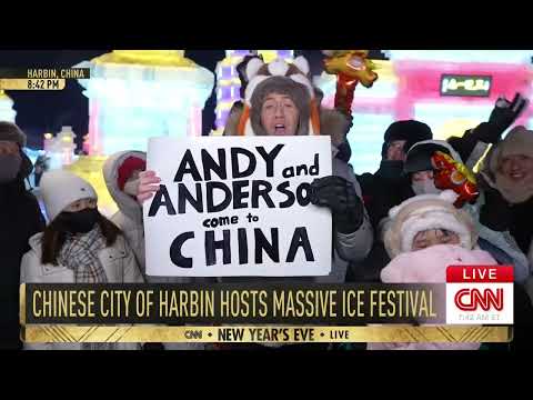 CNN in Harbin, China, zum Silvesterabend 2025