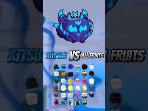 Kitsune Fruit VS All Fruits | #bloxfruits #shorts #kitsune