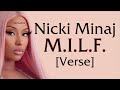 Nicki Minaj - M.I.L.F. [Verse - Lyrics] big sean