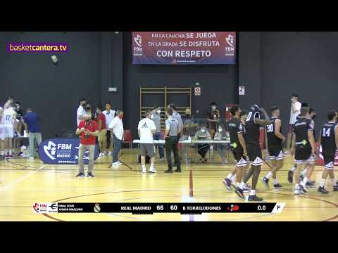 F4Junior Masc. REAL MADRID  vs B. TORRELODONES.- Liga U18M FBMadrid 2021