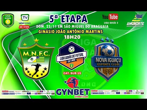 LIGA GOIÁS GYNBET.COM 2025 CATEG. BASE 2025 - MUNDO NOVO EC X NOVA IGUAÇU EC