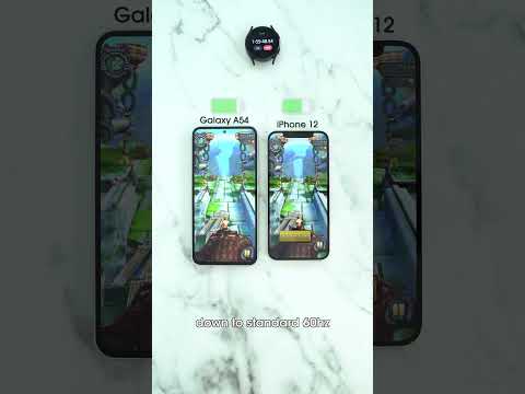Samsung Galaxy A54 vs iPhone 12 Battery Test!🔋