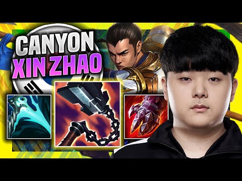 CANYON IS A MONSTER WITH XIN ZHAO! - DK Canyon Plays Xin Zhao Jungle vs Nocturne! | Season 11