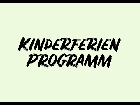 Kinderferienprogramm Herbst 2020