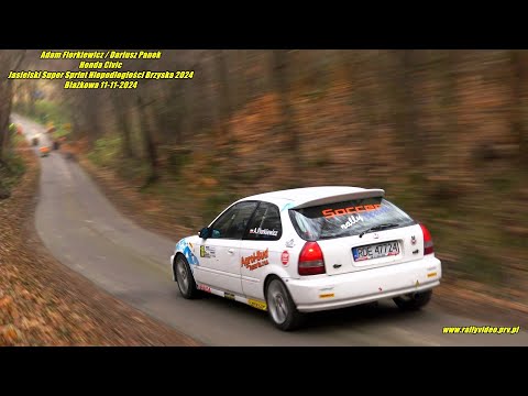 Adam Florkiewicz / Dariusz Panek - Honda Civic - Jasielski Super Sprint Niepodległości Brzyska 2024
