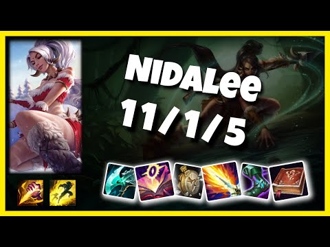 Nidalee 11.2 S11 Jungle Challenger Replay (11/1/5) - KOREAN