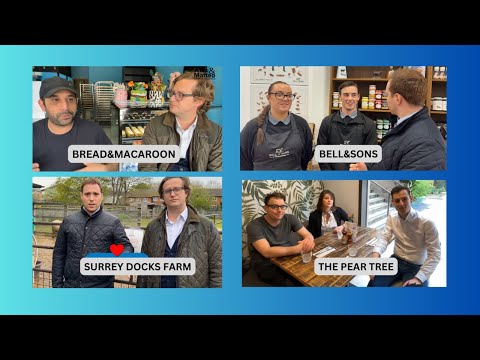 Alex & Matteo meeting the local businesses around Bermondsey, Rotherhithe and Surrey Quays in SE16