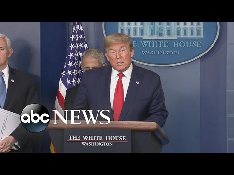 特朗普重申希望在復活節前放寬冠狀病毒的指導方針。 (Trump reiterates desire to ease coronavirus guidelines by Easter)