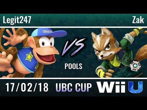 UBC Cup 2018: Pools - Legit247 (Diddy Kong) vs LAGR|Zak (Fox)