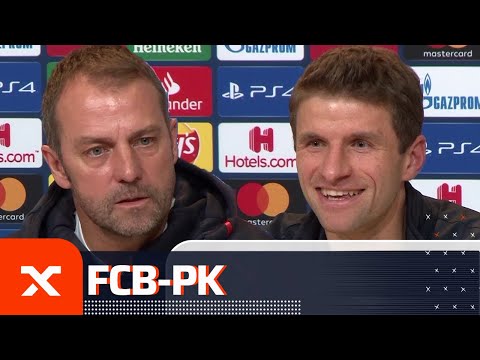 Thomas Müller sorgt für einen Lacher | Hansi Flick | FC Bayern München - Tottenham Hotspur | Spox