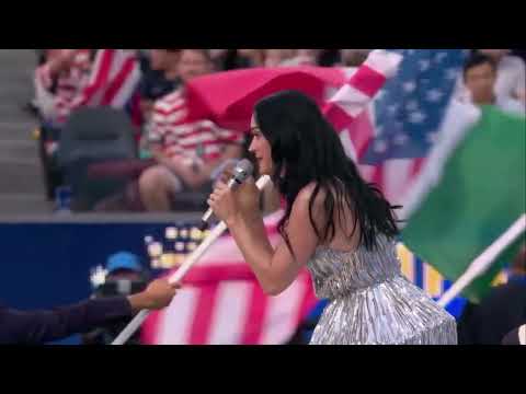 Katy Perry performs wonder at the opening ceremony of FIFA WORLD CUP 2026 IN LOS
