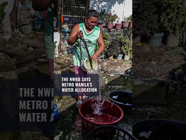 Metro water pressure lowered by June 16 as El Niño looms