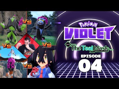Pokémon Teal Mask w/Sharpino - Episode 04 "FOUR BIG SHOWDOWNS"