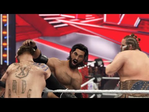 Hamzah & Rollins vs Viking Raiders - Raw, 11 Dec 2024