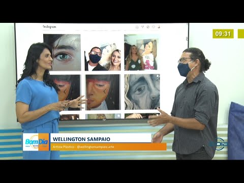 Entrevista com o artista Wellington Sampaio em homenagem í  O Dia Tv 18 05 2021