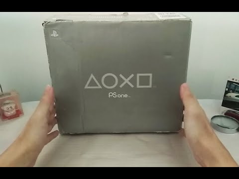 Unboxing PS1 Slim SCPH-103,  Playstation PSONE NTSC-J Console Production year 2003