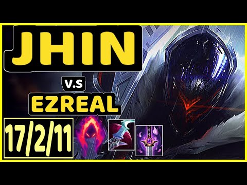 NEON (JHIN) vs EZREAL - 17/2/11 KDA BOTTOM ADC CHALLENGER GAMEPLAY - EUW