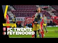 Doelpuntloze middag in Enschede | Highlights FC Twente - Feyenoord | Eredivisie 2021-2022