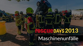 preview picture of video 'rescueDAYS 2013 Geldern: Station Maschinenunfälle'