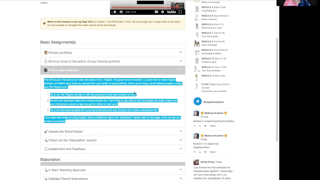 Module 1 - Capstone Portfolio Course