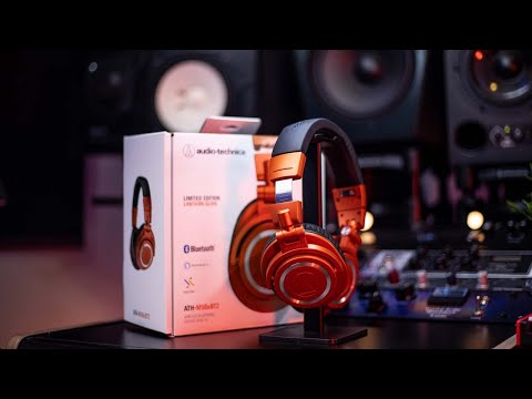 Audio-Technica ATH-M50xBT2 belaidės ausinės , Juodos spalvos video