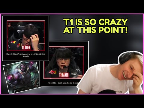 Jankos Reacts To T1 Voice Comms Of Oner Choose To Play Mundo For The 1st Time Vs AL At Worlds Semis