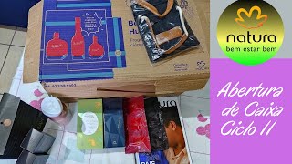 ABERTURA DE CAIXA NATURA PRIMEIRO PEDIDO CICLO 11/2021 