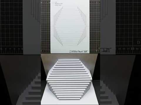 Kirigami Tutorial｜Paper Art｜Origami Art｜Kirigami Art｜Pop Up Card 39 #Shorts