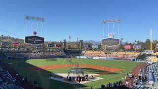 Los Angeles Dodgers Part #6/19 | Pre-game view from my seats; Sec. 101 Row K Seat 3