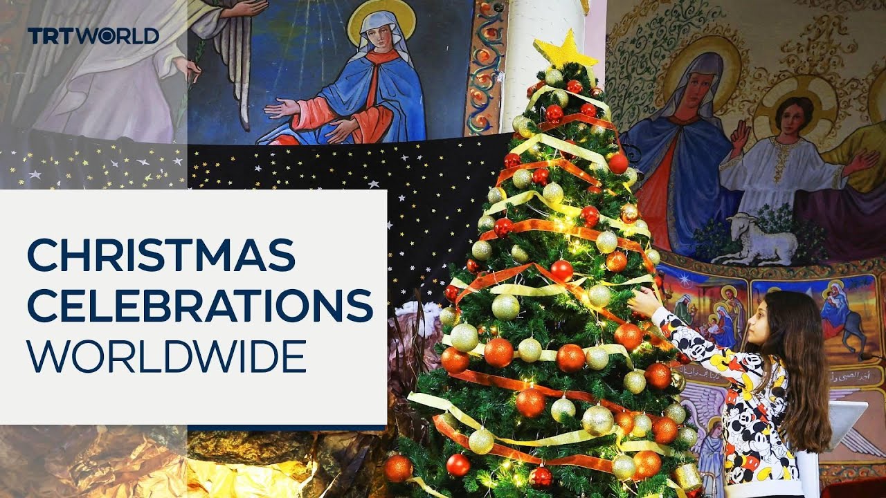 Christmas celebrations take place worldwide