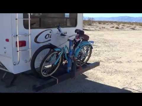Bike rack - Cougar 276RLSWE Fifth Wheel Trailer Review