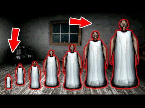 Granny vs small-Granny vs teenage-Granny - funny horror animation (60 min. of fun animation)