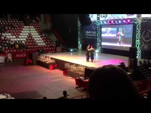 Andrés uran y Estefania Arango campeones de milonga la puña