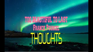 FRANCK POURCEL - TOO BEAUTIFUL TO LAST