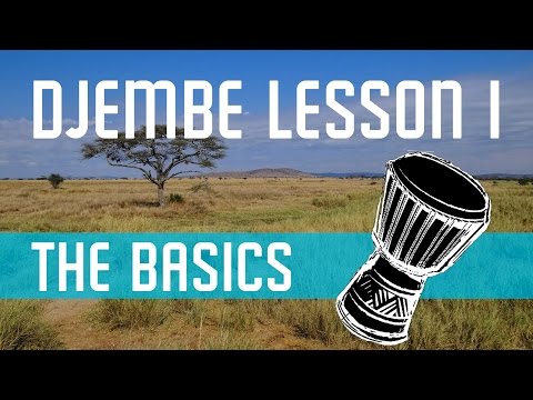 Djembe Lesson 1 - Bass and Slap Tone